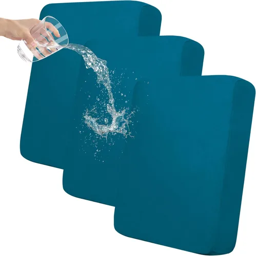 Vista 72 de Easy-Going Funda de cojín 100% impermeable para asiento de sofá, funda de cojín elástica de muebles, para niños, mascotas, cojín de sofá biplaza