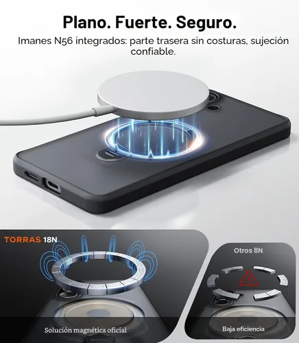 Vista 6 de TORRAS Q3 Spin - Funda para Samsung Galaxy S26, soporte magnético 360