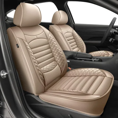 Vista 23 de 2 Fundas Protectoras para Asientos Delanteros para Hyundai Tucson 2010-2025 2026: De Cuero Sintético, Suave, Cómodo, Duradero, Impermeable