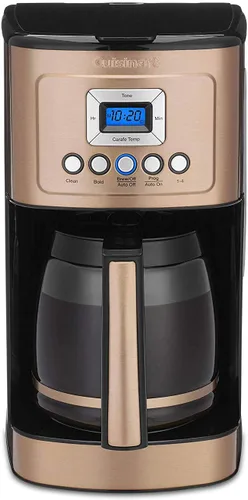 Vista 14 de Cuisinart Cafetera de 14 Tazas, Máquina de Café Programable PerfecTemp con Jarra de Vidrio, Configuración de 1-4 Tazas, Control de Fuerza de Acero