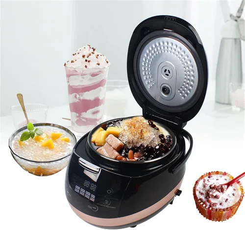 Vista 9 de Bobacooker - Olla de perlas totalmente automática, pantalla táctil de 110 V, máquina para hacer perlas de 5 litros para té Boba y té con leche
