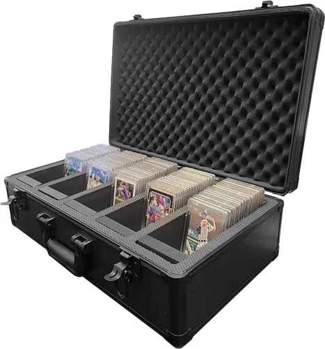 Vista 6 de EASYGO PRODUCTS Caja de almacenamiento de tarjetas graduadas Premium Trading Sports Card BGS PSA SGC GMA vitrina divisores de espuma béisbol, 2