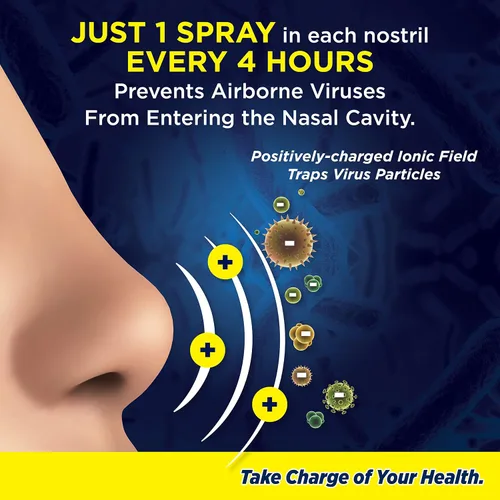 Vista 4 de Protección contra el resfriado y la gripe Spray nasal homeopático para resfriado y gripe, protección inmediata sin somnolencia para la gripe