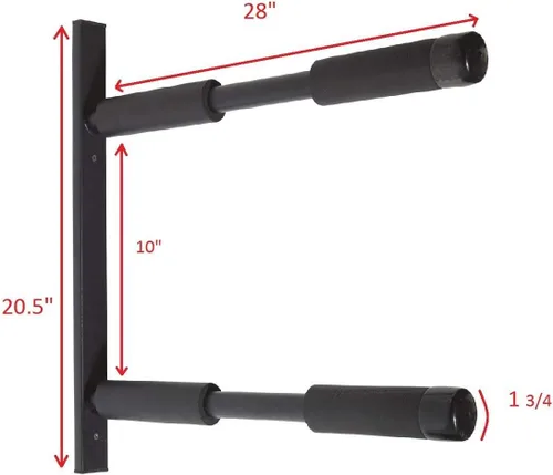 Vista 6 de COR Surf Estante de montaje en pared para tabla de surf o paddleboard para almacenamiento de pared Estante de almacenamiento de garaje SUP de alta