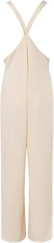 Vista 3 de Overol de lino holgado de moda para mujer, overol de algodón de encaje holgado