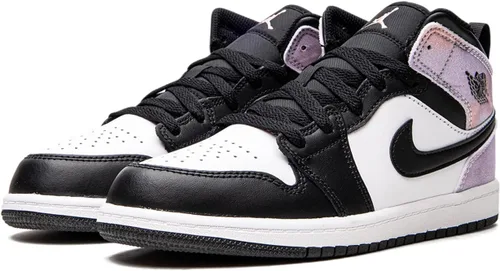Vista 2 de Jordan Preescolar 1 Mid Se PS DM6215 001 - Talla 11.5C, NegroBlanqueado Coral-Blanco