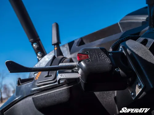 Vista 2 de SuperATV Kit de señal de giro para Polaris Ranger XP 1000 / Crew (ver ajuste) - Con interruptor de columna de dirección y bocina de tablero - Plug