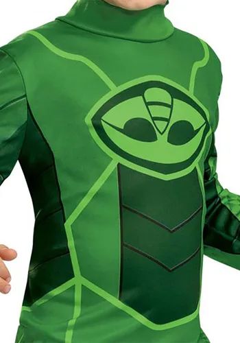 Vista 3 de Disfraz de Gekko Megatraje para Niños Pequeños PJ Masks Multicolor
