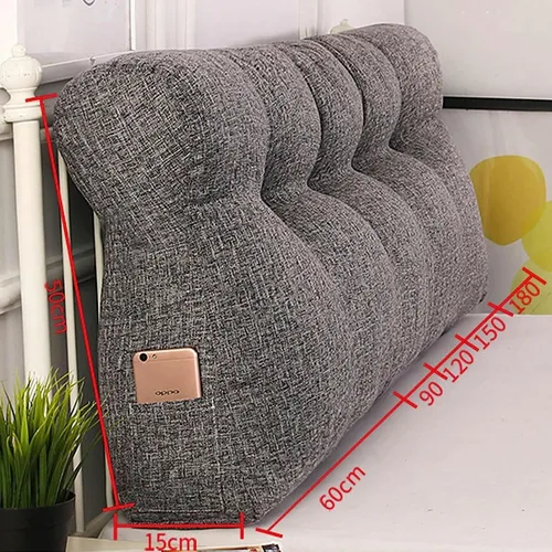 Vista 7 de Almohada de cuña triangular Soporte de posicionamiento Cojín de espalda de lectura Respaldo Soporte de posicionamiento Almohada Almohada de Cabecero