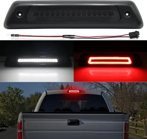 Vista 7 de Tercera Luz de Freno LED Compatible con F1501994-1996 F250/F350 1994-1997/para Bronco 1992-1996 Conjuntos de Luz de Parada de Montaje Alto Carga