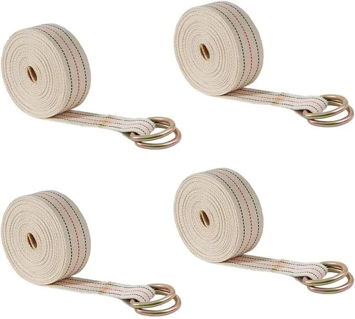 Vista 10 de Mytee Products Paquete de 2 correas móviles de piano de 2 pulgadas x 20 pies con hebilla de rodillo, hecha de correas de algodón