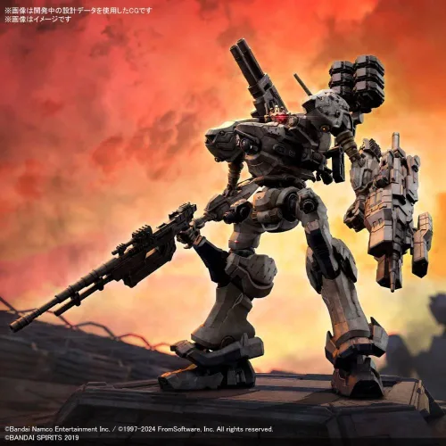 Vista 6 de Bandai Hobby - Armored Core VI Fires of Rubicon - #01 RaD CC-200 Orbiter Nightfall 30 MM 1/144 Kit