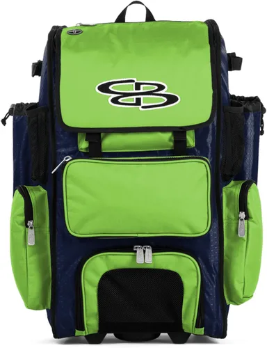 Vista 95 de Boombah Rolling Superpack - Bolsa para equipo de béisbol/sóftbol, varios colores, mango telescópico y capacidad para 4 murciélagos, versión