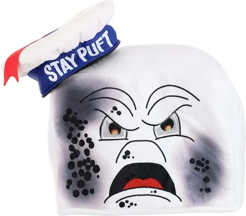Vista 4 de Máscara de sombrero reversible Stay Puft para adultos color azul ST Azul