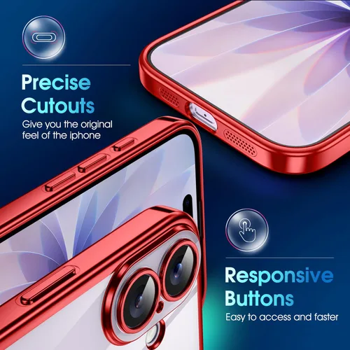 Vista 160 de Supdeal Funda cristalina transparente para iPhone 11, [No se amarillea] [Protección de la cámara] [Probado contra caídas de grado militar] Funda