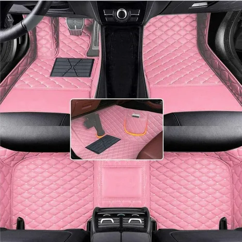 Vista 11 de Tapetes de suelo de automóvil compatibles con el 99 % de los sedán, SUV, deportivos, cobertura completa, compatible con hombres y mujeres, Negro
