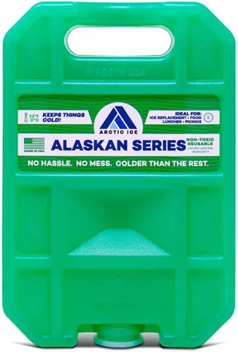 Vista 13 de Arctic Ice Bolsa de hielo reutilizable de larga duración de la serie Alaskan, se congela a 32 ° Fahrenheit, mantiene los alimentos y bebidas frescos