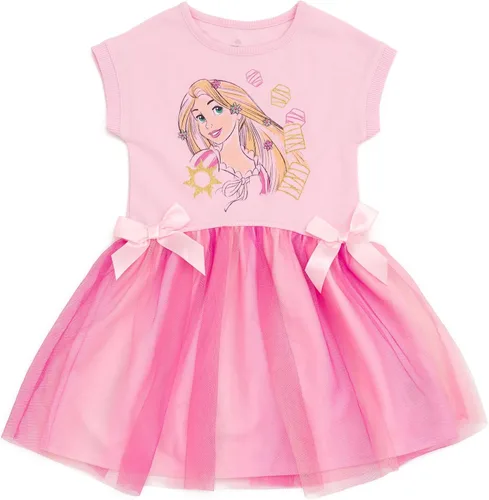 Vista 6 de Disney Vestido de tul de rizo francés para niñas pequeñas y grandes tallas (2T - 14-16)