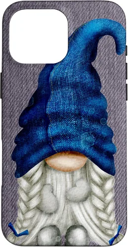Vista 18 de Funny Gnome Girl with Blue Jeans for Women Cute Denim Case for iPhone 17