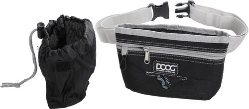 Vista 9 de DOOG Bolsa con clip para perros (pequeña), bolsa compacta de recompensa para entrenamiento de cachorros con clip seguro para la cintura, cierre