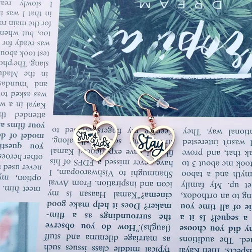 Vista 4 de Regalo para amantes de ídolos coreanos Pendiente de permanencia Mercancía de fan Stay Pendientes Stay Gold