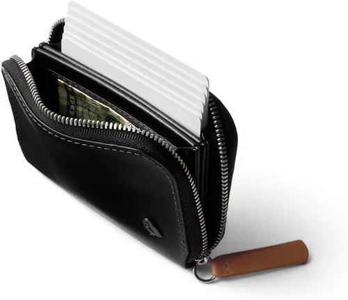 Vista 3 de Bellroy Folio Mini - (calma, moneda), Negro -, Cartera RFID