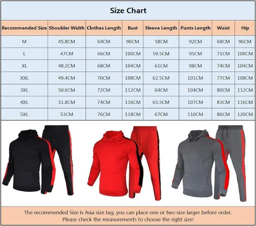 Vista 7 de amropi Conjunto de sudadera con capucha y pantalones para hombre