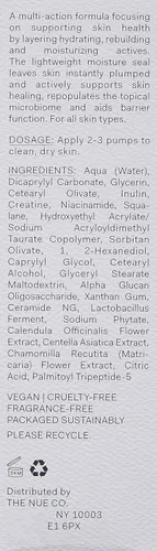 Vista 3 de The Nue Co. Barrier Culture Hidratante – Crema facial hidratante pre y probiótica con ceramidas, péptidos, niacinamida y escualano, hidratante