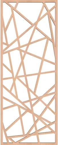 Vista 2 de Conway Paneles de pared decorativos de madera con calado, 9 3/8 pulgadas de ancho x 24 3/8 pulgadas de alto x 1/4 de alto, aliso