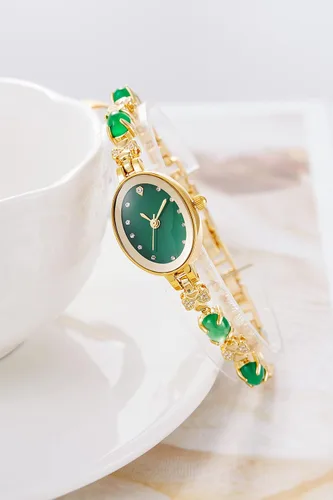 Vista 4 de TIME100 Womens Watch,Mini Ladies Fashion Dress Women Watch Oval Bracelet Dial Quartz Wrist Watch,Waterproof Watch for Women