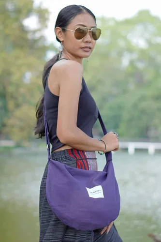 Vista 5 de Your Cozy Bolso bandolera para mujer, bolso grande para compras, bolso de mano con cremallera superior, bolso de mensajero hecho a mano