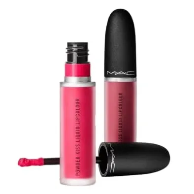 Vista 2 de MAC Kiss It Twice Powder Kiss Liquid Duo: Rosa