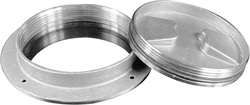 Vista 5 de ISURE MARINE Hatch de 4 pulgadas 316 de acero inoxidable redondo antideslizante placa de cubierta de escotilla de inspección con cubierta