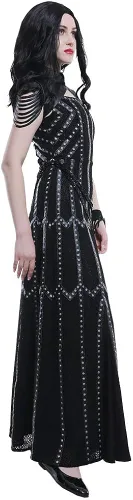 Vista 3 de Miccostumes Yennefer - Disfraz de cosplay medieval estilo retro elegante conjunto de trajes