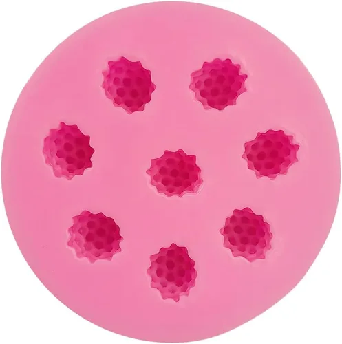Vista 3 de Generic Mini moldes rectangulares de silicona para dulces, rosa, 2.95 x 2.95 x 0.71 pulgadas, 3.2 fl oz, moldes de preparación de alimentos
