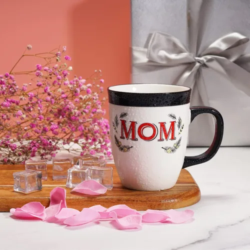 Vista 4 de Taza de café de cerámica para mamá, de 16 onzas, divertida taza de café para mujeres, mejor día festivo, Navidad, día de la madre, cumpleaños
