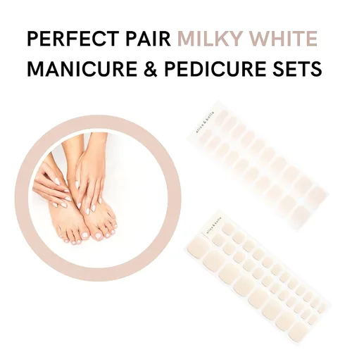 Vista 6 de Tiras de uñas de gel semicuradas para pedicura, envolturas, pegatinas UV