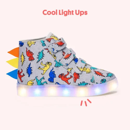 Vista 3 de FabKids Unisex High Top Sneaker - (Toddler, Little Kid, Big Kid)