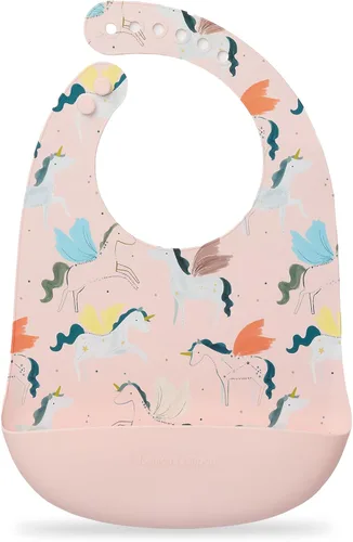 Vista 11 de Loulou Lollipop Babero de alimentación de silicona suave e impermeable para bebés y niños pequeños