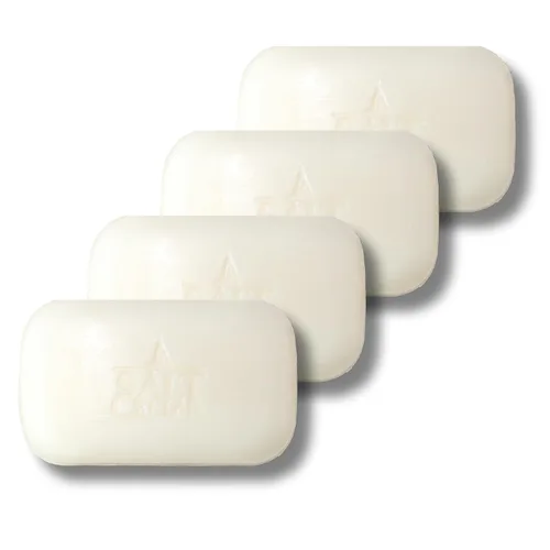 Vista 6 de Salt Cellar Spa All Natural - Jabón mineral de barro negro del Mar Muerto, paquete de 4, nutritivo e hidratante para una piel brillante y saludable