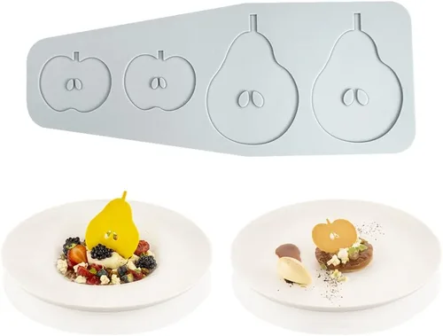 Vista 11 de Molde de silicona de hojas huecas para caramelo de chocolate 3D, molde de caramelo de hojas huecas para alimentos, decoración de comidas, molde