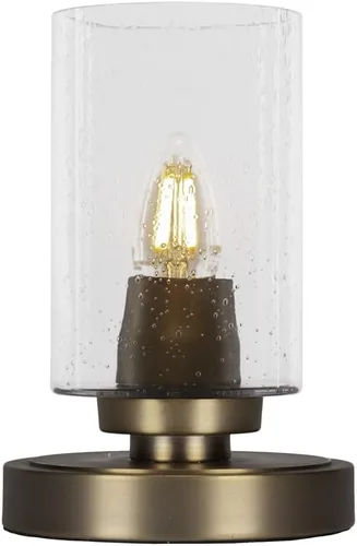 Vista 35 de Luna - Lámpara de mesa con 1 luz en granito oscuro (51-DG-300)