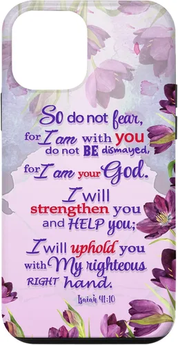 Vista 16 de So Do Not Fear for I 'm with You Isaías 41:10 - Funda cristiana para iPhone 17