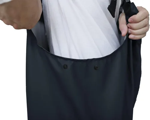 Vista 3 de RainRider Workwear Bib Pantalones de lluvia para hombres y mujeres Heavy Duty Pantalones de trabajo impermeables Pantalones de pesca monos