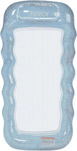 Vista 8 de FUNBOY Clear Inflatable Mesh Pool Lounger Mesh Water Hammock with Built-in Pillow 70" Pool Hammock Float for Adults Swimming Pool Accessories &