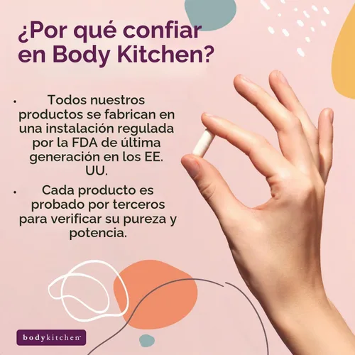 Vista 8 de Body Kitchen Colágeno y elastina Péptidos de Fórmula para Tensar la Piel en Polvo