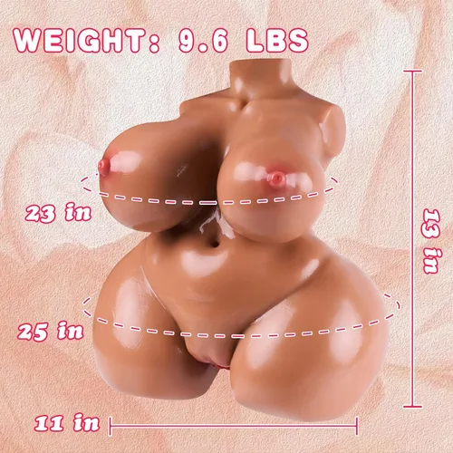 Vista 2 de Muñeca sexual para adultos BBW de 9.6 libras, masturbador masculino, muñeca de amor femenina 3 en 1, muñecas sexuales realistas 3D con pechos