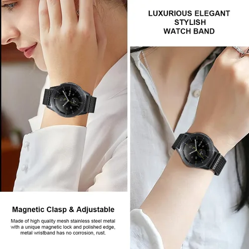 Vista 9 de Compatible con Samsung Galaxy Watch 7/6/5/4/FE 1.732 in 1.575 in/Galaxy Watch 5 Pro 1.772 in/Watch 4/6 Classic 1.850 in 1.811 in 1.693 in 1.654