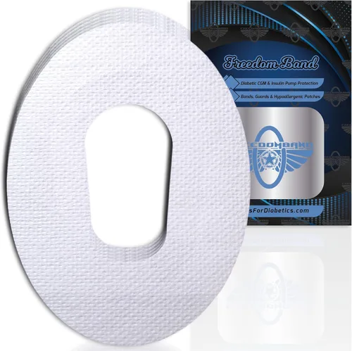 Vista 7 de 10 parches de protección de sensor para Dexcom G6 CGM No Touch Patch Bumper Cintas para todas las marcas: hipoalergénico (beige)
