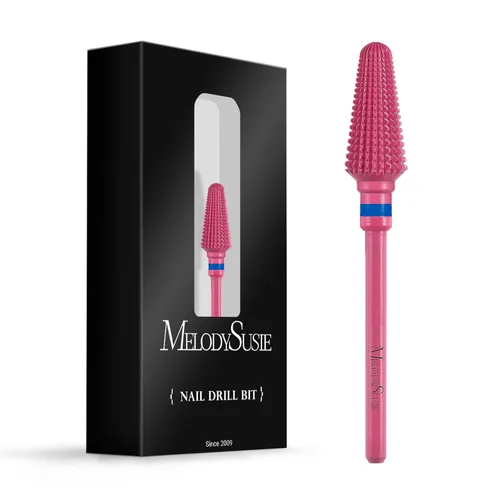 Vista 17 de MelodySusie Brocas profesionales Tornado de 3/32 pulgadas, brocas multifunción de carburo de tungsteno, adecuadas para manicura, pedicura, cutícula